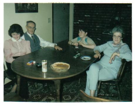 gma and gpa hubner, mom and john