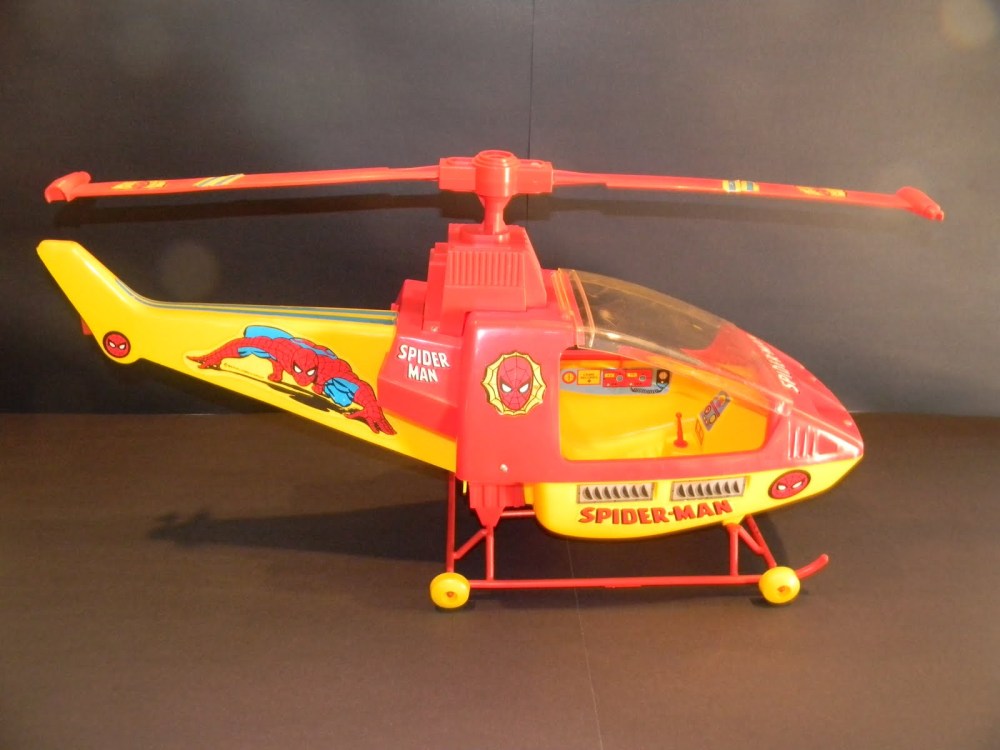 spiderman helicopter
