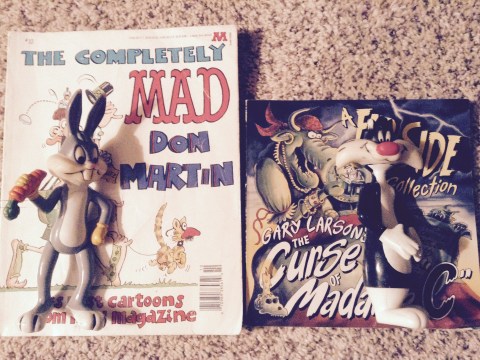 Stuff I got as a kid from my parents when I was sick. The Looney Toons figures were given to me in the hospital in the mid-70s. There was a Daffy Duck and Tweety Bird as well, but those are currently MIA.