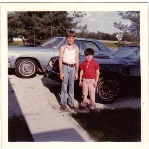 Chris and I, summer of 1979.